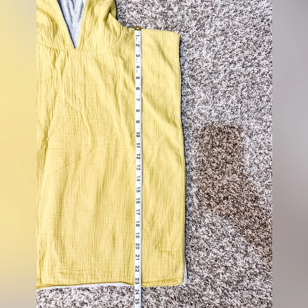 Big Little Universe Reversible Hooded Poncho Kids - Dijon Yellow